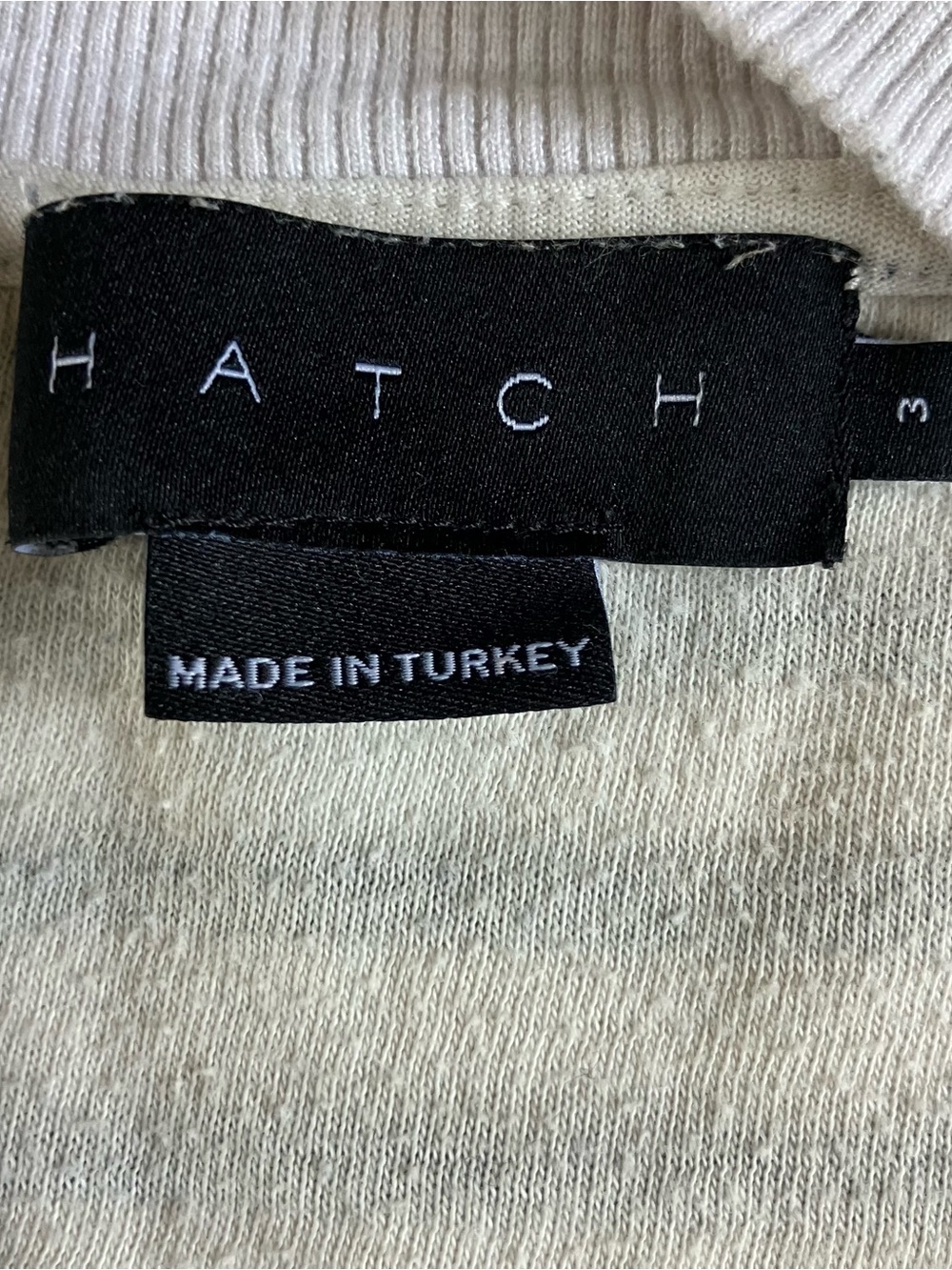 Hatch Navy Ivory Striped Dakota Nursing Maternity Sweatshirt Sz 3 Large - Picture 3 of 11